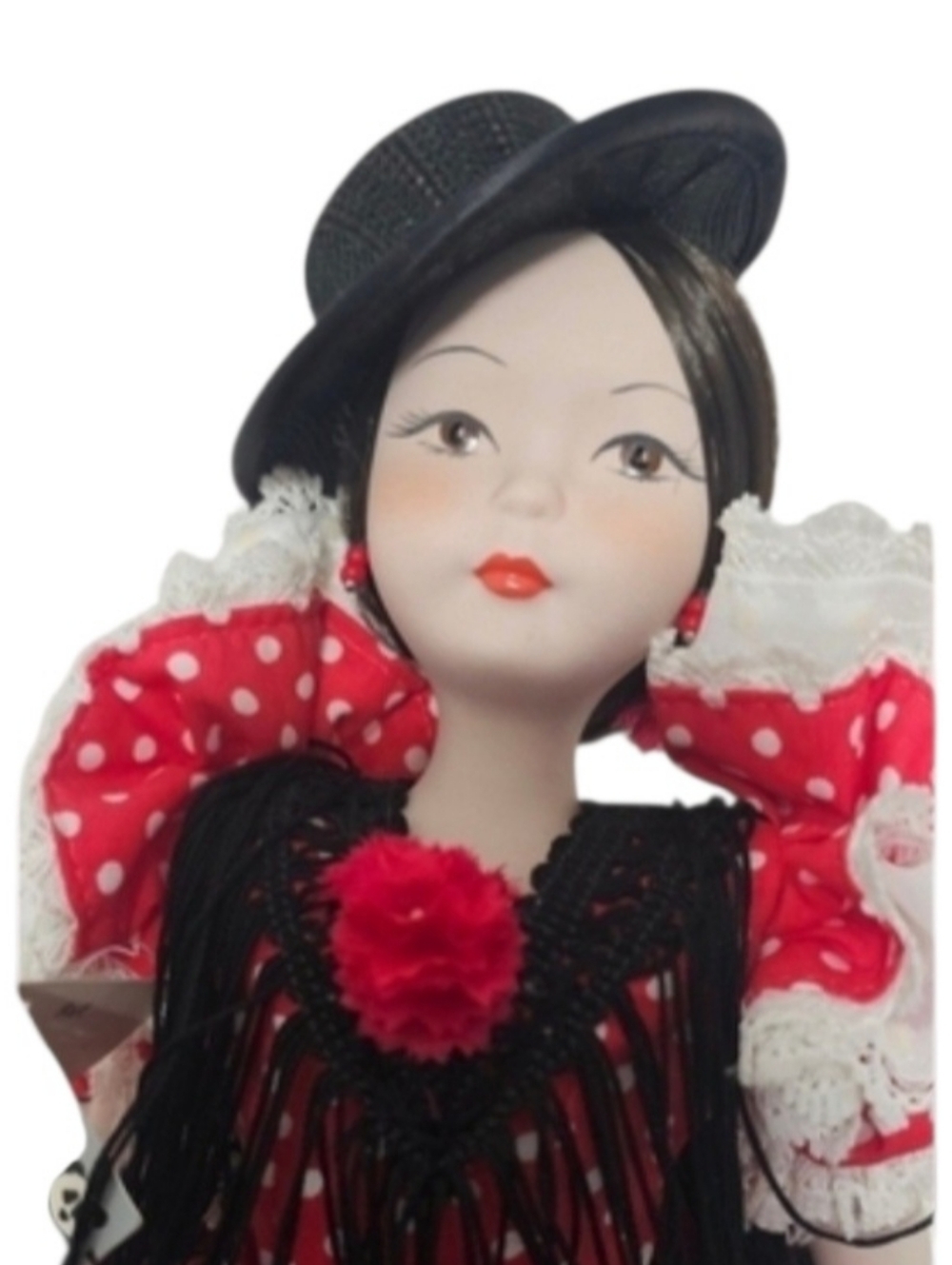 Vintage Fanas Artesanos Porcelain Doll Collectible Made in Spain - Picture 2 of 8